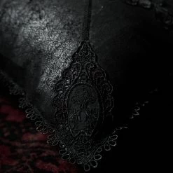 Taie D'Oreiller Décorative 'Gothic Cozy' Noire 20 Taie D'Oreiller Décorative 'Gothic Cozy' Noire -Magasin De Mode taie d oreiller decorative gothic cozy noire 7