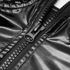 Top à Bretelles 'Toxic' En Vinyle Noir -Magasin De Mode top a bretelles toxic en vinyle noir 11