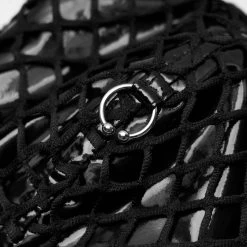 Top à Bretelles 'Toxic' En Vinyle Noir -Magasin De Mode top a bretelles toxic en vinyle noir 12