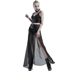 Top à Bretelles 'Toxic' En Vinyle Noir -Magasin De Mode top a bretelles toxic en vinyle noir 5