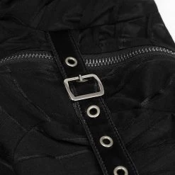 Top à Capuche Asymétrique 'Cyber Game' Noir -Magasin De Mode top a capuche asymetrique cyber game noir 37