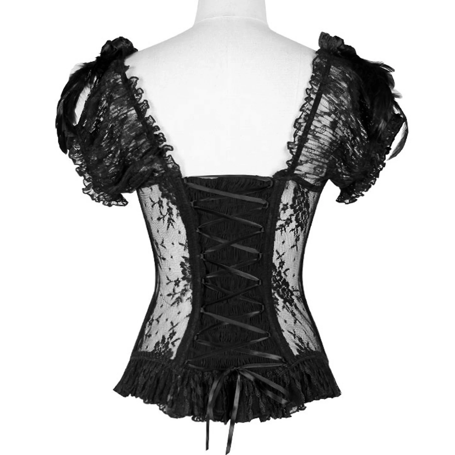 Top à Manches Courtes 'Mystic' Noir 11 Top à Manches Courtes 'Mystic' Noir – Image 9