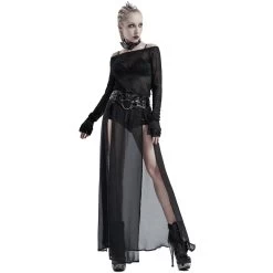 Top à Manches Longues 'Araneidae' Noir -Magasin De Mode top a manches longues araneidae noir 5