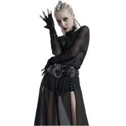 Top à Manches Longues 'Araneidae' Noir -Magasin De Mode top a manches longues araneidae noir 8