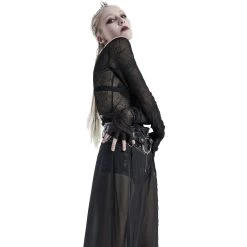 Top à Manches Longues 'Araneidae' Noir -Magasin De Mode top a manches longues araneidae noir 9