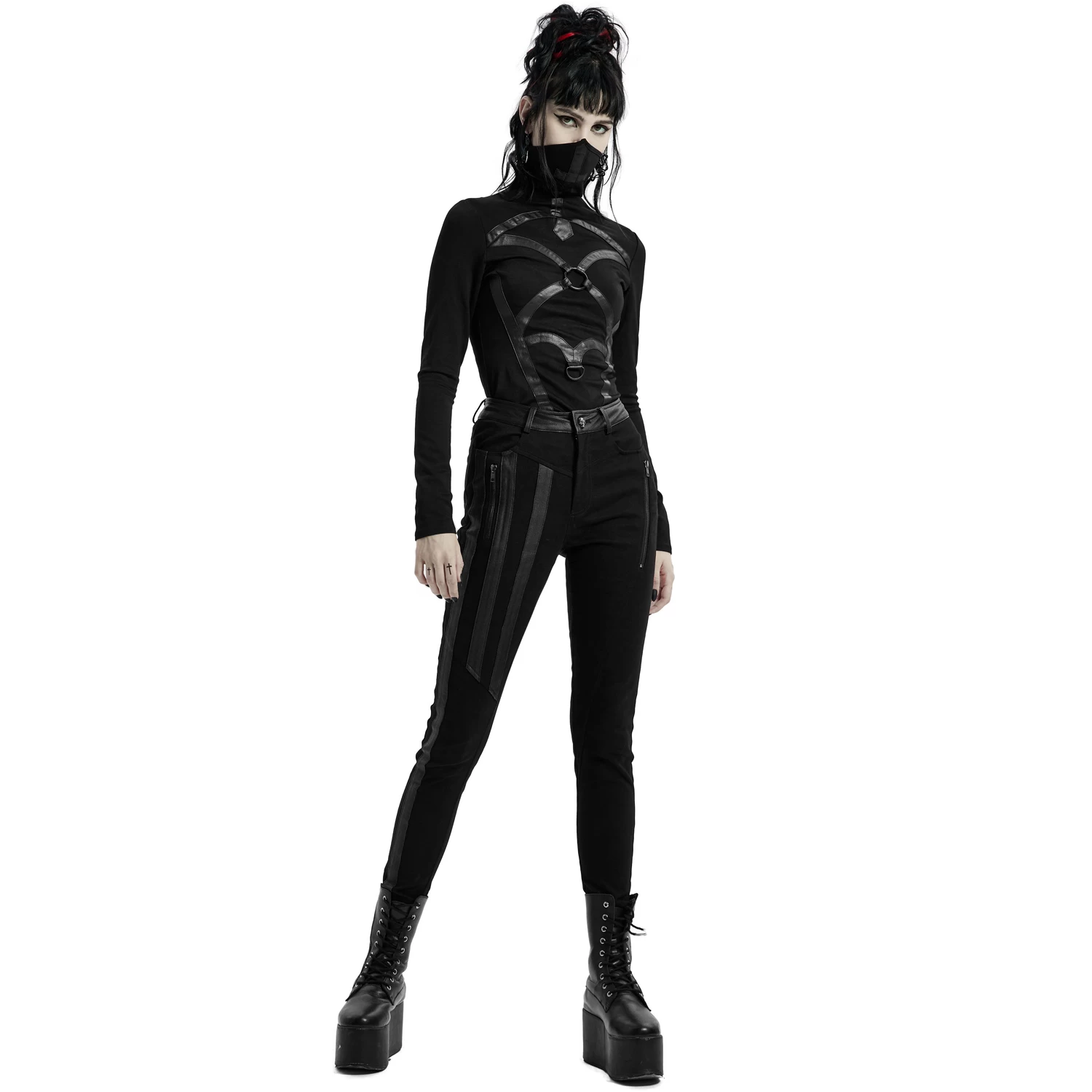 Top à Manches Longues 'Church Architectura' Noir 11 Top à Manches Longues 'Church Architectura' Noir – Image 9