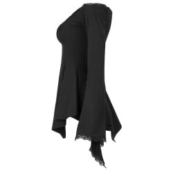 Top à Manches Longues 'Coffin' Noir -Magasin De Mode top a manches longues coffin noir 7