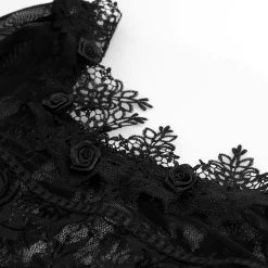 Top à Manches Longues 'Femme Fatale' Noir -Magasin De Mode top a manches longues femme fatale noir 11