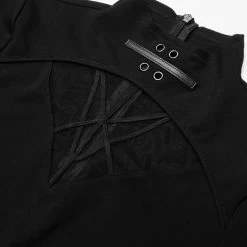 Top à Manches Longues 'Guenievre' Noir -Magasin De Mode top a manches longues guenievre noir 12