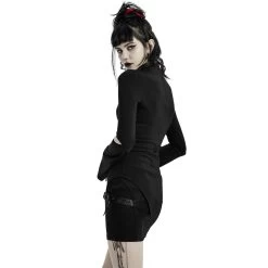 Top à Manches Longues 'Guenievre' Noir -Magasin De Mode top a manches longues guenievre noir 3