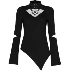 Top à Manches Longues 'Guenievre' Noir -Magasin De Mode top a manches longues guenievre noir 9