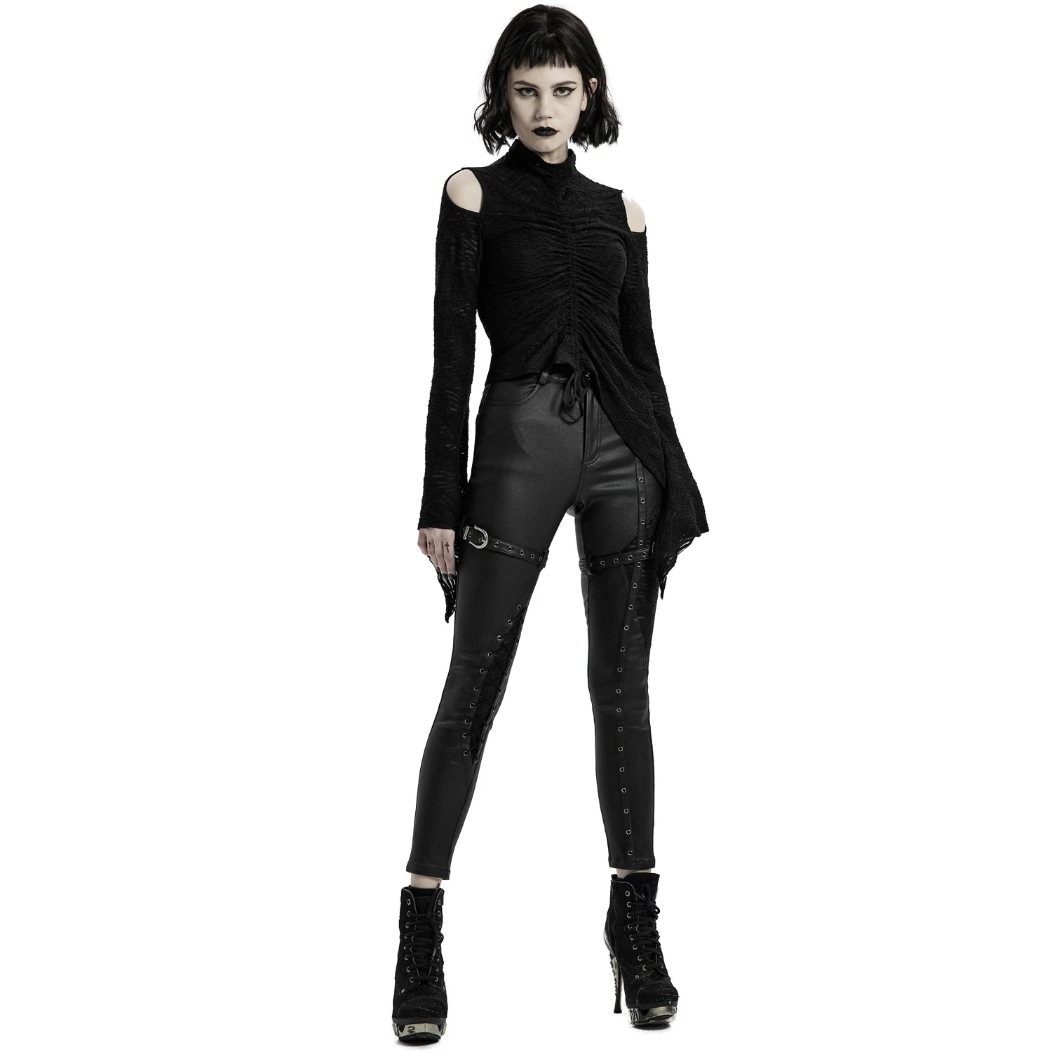 Top à Manches Longues 'Isolde' Noir 14 Top à Manches Longues 'Isolde' Noir – Image 12