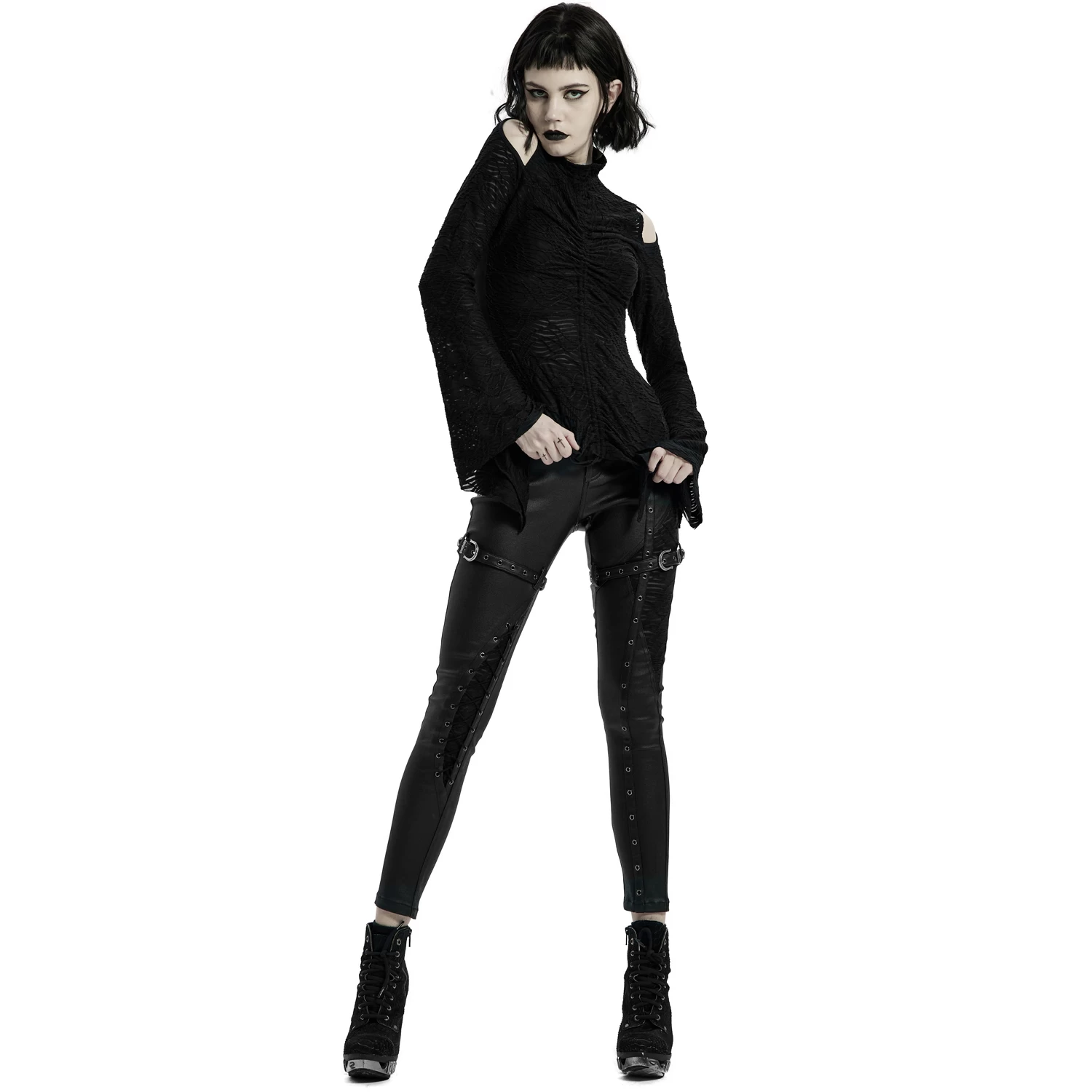 Top à Manches Longues 'Isolde' Noir 17 Top à Manches Longues 'Isolde' Noir – Image 15