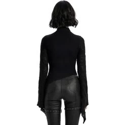 Top à Manches Longues 'Isolde' Noir 24 Top à Manches Longues 'Isolde' Noir -Magasin De Mode top a manches longues isolde noir 2