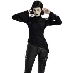 Top à Manches Longues 'Isolde' Noir 25 Top à Manches Longues 'Isolde' Noir -Magasin De Mode top a manches longues isolde noir 3