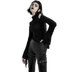 Top à Manches Longues 'Isolde' Noir 27 Top à Manches Longues 'Isolde' Noir -Magasin De Mode top a manches longues isolde noir 5