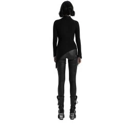 Top Asymétrique 'Rib Cage' Noir -Magasin De Mode top asymetrique rib cage noir 7