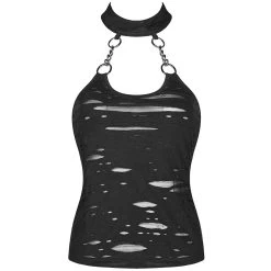 Top 'Destruction Unit' Noir -Magasin De Mode top destruction unit noir 5