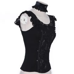 Top En Dentelle Noire 'Thyone' 13 Top En Dentelle Noire 'Thyone' -Magasin De Mode top en dentelle noire thyone 1 2