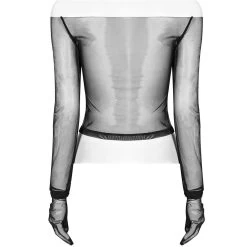 Top 'Enigma' En Résille Noire -Magasin De Mode top enigma en resille noire 6