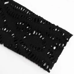 Top 'Punk Hollow Out' Noir à Manches Longues 29 Top 'Punk Hollow Out' Noir à Manches Longues -Magasin De Mode top punk hollow out noir a manches longues 12