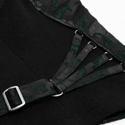 Top Sans Manches 'Poison' En Jacquart Vert Et Noir -Magasin De Mode top sans manches poison en jacquart vert et noir 10