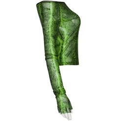 Top 'Serpentine' Vert Fluorescent -Magasin De Mode top serpentine vert fluorescent 11