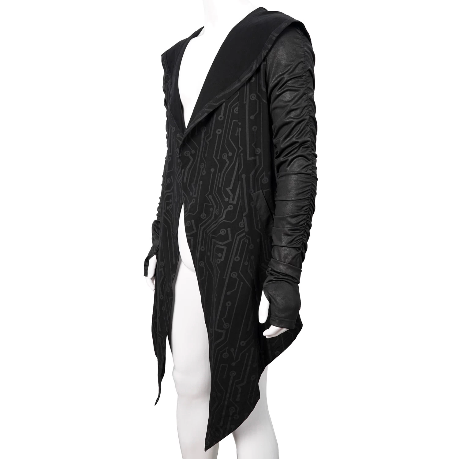 Veste à Capuche 'Cyber Game' Noire 16 Veste à Capuche 'Cyber Game' Noire – Image 14