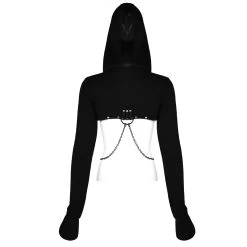 Veste Boléro 'Dark Doll' Noire -Magasin De Mode veste bolero dark doll noire 10