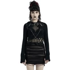 Veste Boléro 'Dark Doll' Noire -Magasin De Mode veste bolero dark doll noire 6