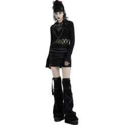 Veste Boléro 'Dark Doll' Noire -Magasin De Mode veste bolero dark doll noire 7