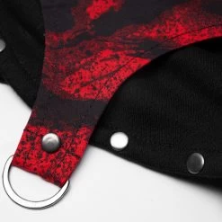 Veste Boléro 'Dark Doll' Noire Et Rouge -Magasin De Mode veste bolero dark doll noire et rouge 15