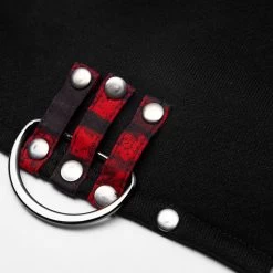 Veste Boléro 'Dark Doll' Noire Et Rouge -Magasin De Mode veste bolero dark doll noire et rouge 16