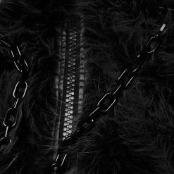 Veste 'Cassiopee' En Fausse Fourrure Noire 25 Veste 'Cassiopee' En Fausse Fourrure Noire -Magasin De Mode veste cassiopee en fausse fourrure noire 10