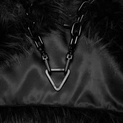 Veste 'Cassiopee' En Fausse Fourrure Noire 26 Veste 'Cassiopee' En Fausse Fourrure Noire -Magasin De Mode veste cassiopee en fausse fourrure noire 11