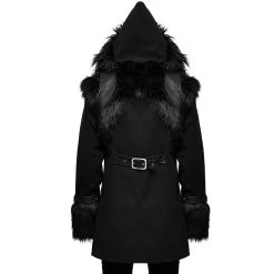 Veste D'Hiver à Capuche 'Soldier' Noire -Magasin De Mode veste d hiver a capuche soldier noire 2