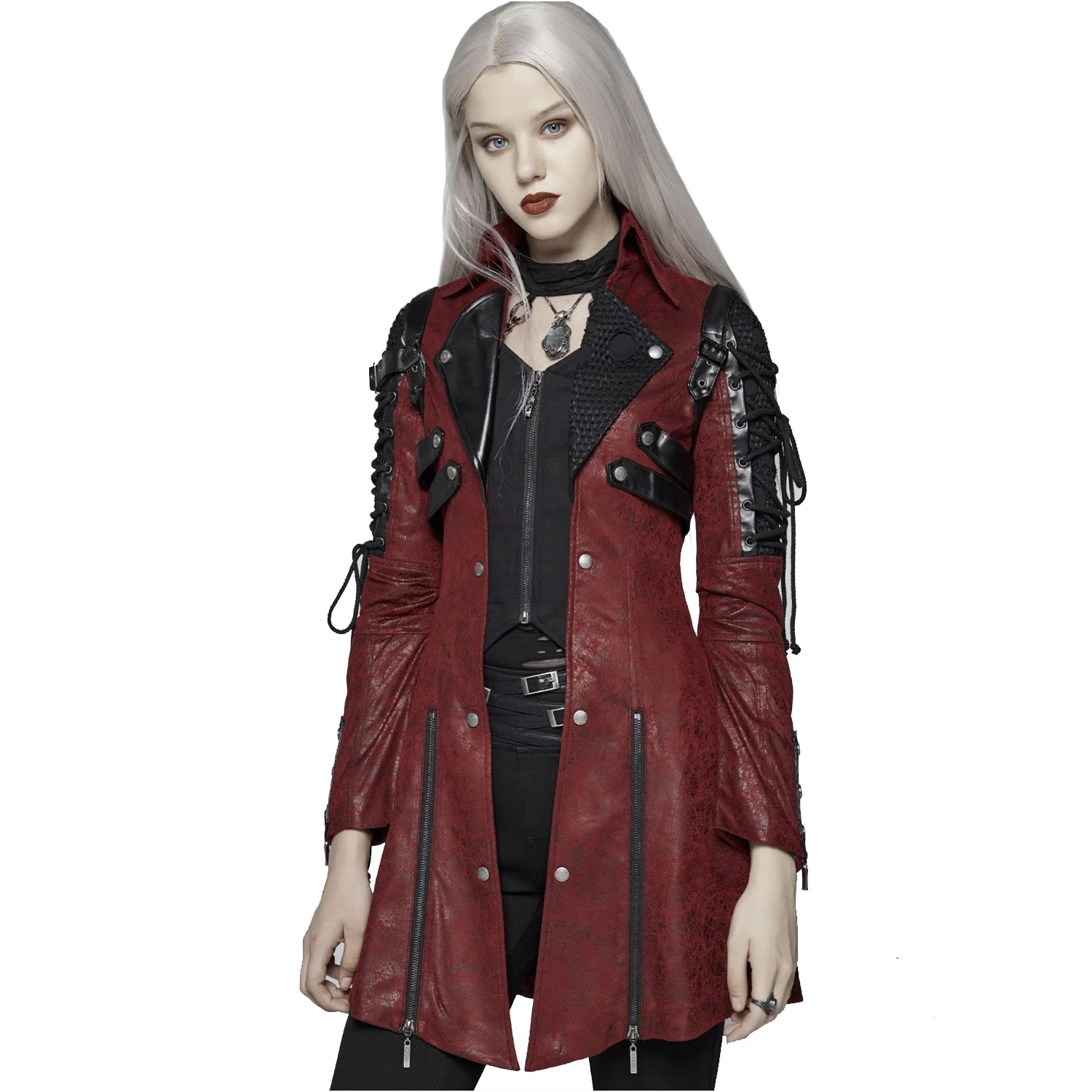 Veste Femme 'Poisonblack' Rouge 4 Veste Femme 'Poisonblack' Rouge â Image 2