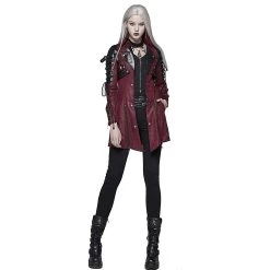 Veste Femme 'Poisonblack' Rouge 30 Veste Femme 'Poisonblack' Rouge -Magasin De Mode veste femme poisonblack rouge 8