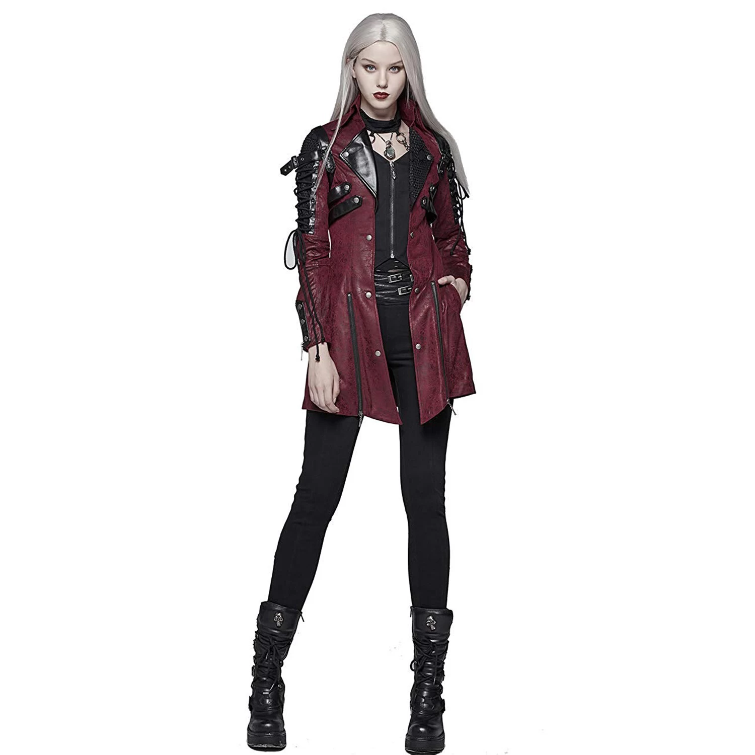 Veste Femme 'Poisonblack' Rouge 11 Veste Femme 'Poisonblack' Rouge â Image 9