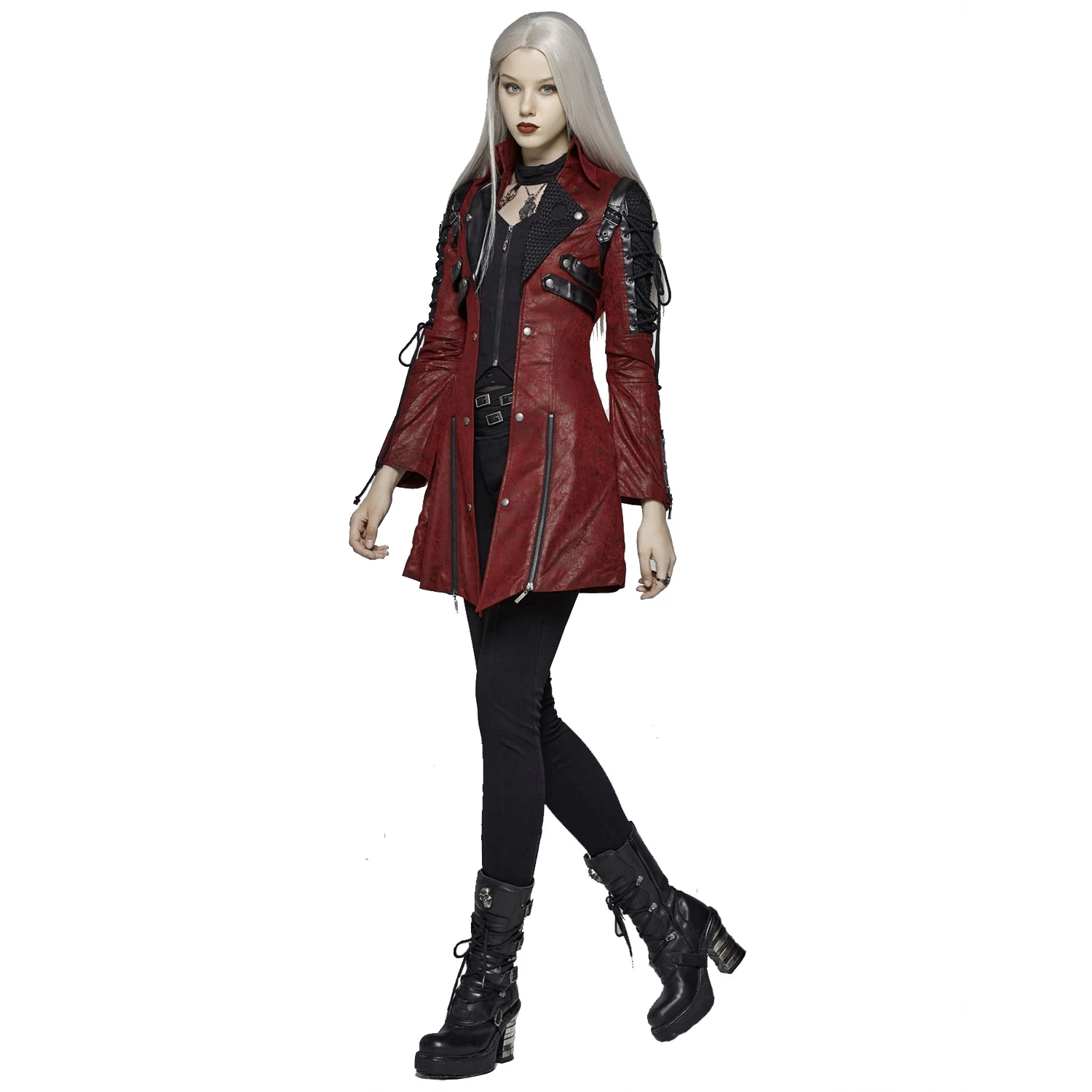 Veste Femme 'Poisonblack' Rouge 12 Veste Femme 'Poisonblack' Rouge â Image 10