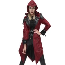 Veste Femmes à Capuche 'Assasins Creed' Rouge -Magasin De Mode veste femmes a capuche assasins creed rouge 6