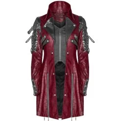 Veste Homme 'Poisonblack' Rouge Et Noire -Magasin De Mode veste homme poisonblack rouge et noire 13