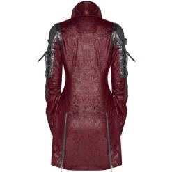 Veste Homme 'Poisonblack' Rouge Et Noire -Magasin De Mode veste homme poisonblack rouge et noire 14