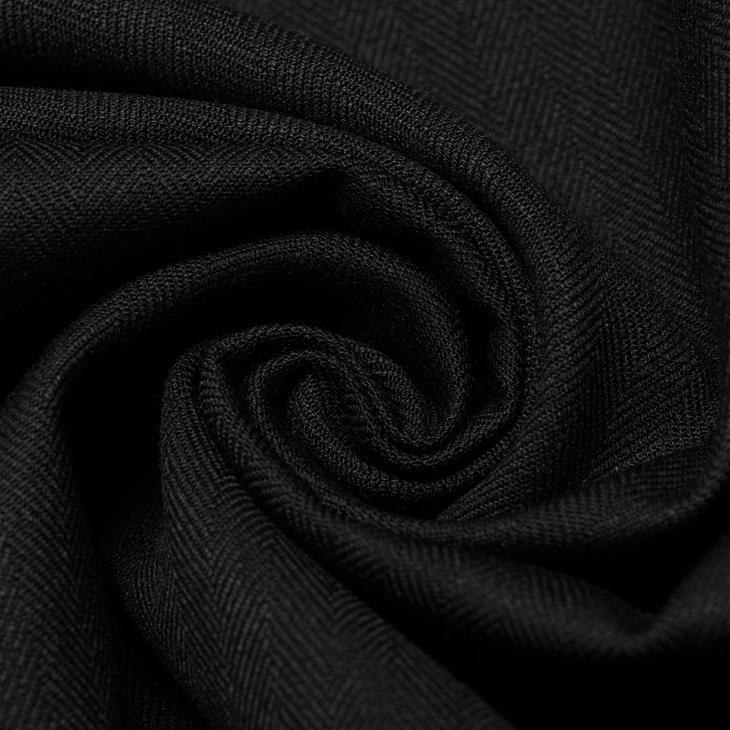 Veste Mi-Longue 'Ribcage' Noire 17 Veste Mi-Longue 'Ribcage' Noire – Image 15