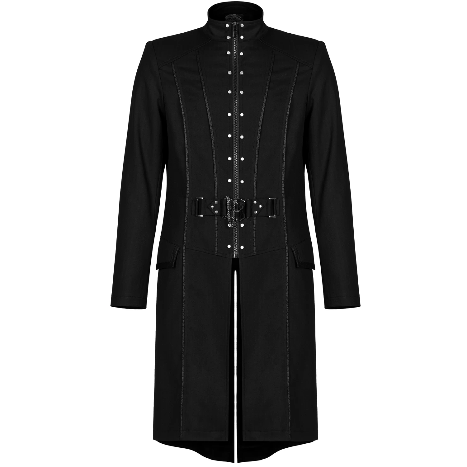 Veste Mi-Longue 'Ribcage' Noire 3 Veste Mi-Longue 'Ribcage' Noire
