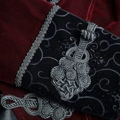 Veste Queue De Pie 'Bloodborne' En Velours Rouge Sang -Magasin De Mode veste queue de pie bloodborne en velours rouge sang 15