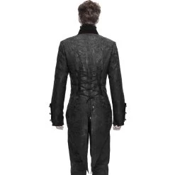 Veste Queue De Pie 'Desmond' Noire Et Bordeaux -Magasin De Mode veste queue de pie desmond noire et bordeaux 2