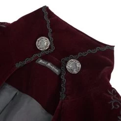Veste Victorienne 'Atkins' Noire Et Bordeaux -Magasin De Mode veste victorienne atkins noire et bordeaux 14
